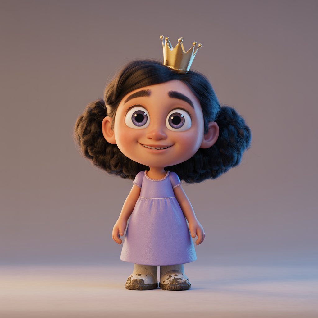 A drawing of Princess Amara