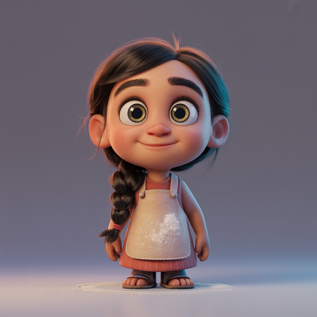A drawing of Camila