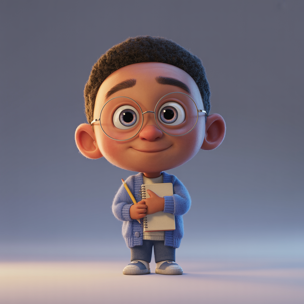 A drawing of Malik