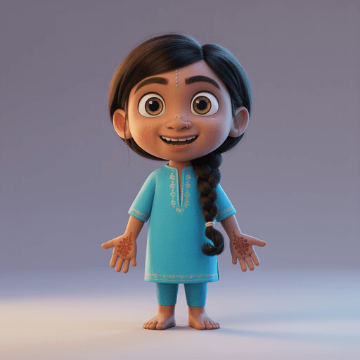 A drawing of Priya